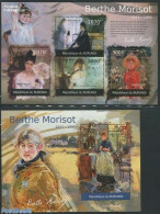 Burundi 2012 Berthe Morisot Paintings 2 S/s, Mint NH, Art - Modern Art (1850-present) - Paintings - Other & Unclassified