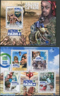 Central Africa 2012 Freedom From Hunger 2 S/s, Mint NH, Health - Nature - Food & Drink - Water, Dams & Falls - Food