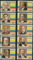 Colombia 1981 Presidents 10v  (5p Nomination), Mint NH, History - Politicians - Colombia