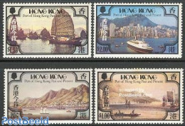 Hong Kong 1982 Hong Kong Harbour 4v, Mint NH, Transport - Ships And Boats - Nuovi