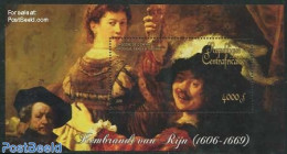 Central Africa 2011 Rembrandt S/s, Mint NH, Art - Paintings - Rembrandt - Centraal-Afrikaanse Republiek