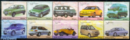 Malaysia 2001 Automobiles 10v [++++], Mint NH, Transport - Automobiles - Autos