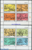 Hungary 1978 Navigators & Explorers 2 S/s, Mint NH, History - Transport - Explorers - Ships And Boats - Unused Stamps