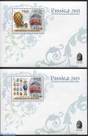 Burundi 2012 Rossica 2 S/s (white Borders), Mint NH, Transport - Coaches - Art - Art & Antique Objects - Diligences