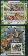 Burundi 2012 Endangered Wildlife Animals 2 S/s, Mint NH, Nature - Bears - Camels - Cat Family - Deer - Environment - O.. - Protezione Dell'Ambiente & Clima