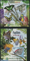 Burundi 2012 Butterflies On Flowers 2 S/s, Mint NH, Nature - Butterflies - Sonstige & Ohne Zuordnung
