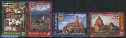 Romania 2013 Transylvania 4v, Mint NH, Religion - Sport - Churches, Temples, Mosques, Synagogues - Mountains & Mountai.. - Unused Stamps