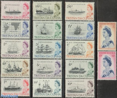Tristan Da Cunha 1965 Definitives 17v, Mint NH, Transport - Ships And Boats - Bateaux