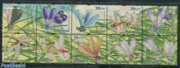 Malaysia 2000 Dragonflies 10v [++++], Mint NH, Nature - Insects - Sonstige & Ohne Zuordnung