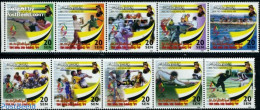 Brunei 1999 Southeast Asia Games 2x5v [::::], Mint NH, Sport - Basketball - Billiards - Boxing - Golf - Hockey - Kayak.. - Basketbal