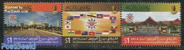 Brunei 2013 Asian Summit 3v [::], Mint NH, History - Flags - Brunei (1984-...)