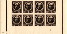 Bayern 168-170 Postfrisch Je Als 8er Bogenteil Mit Nummer #JG100 - Nuevos