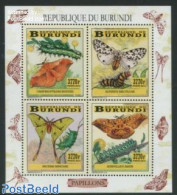 Burundi 2014 Butterflies 4v M/s, Mint NH, Nature - Butterflies - Sonstige & Ohne Zuordnung