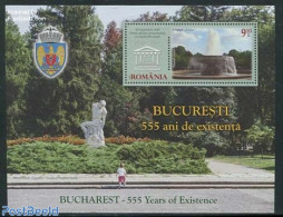 Romania 2014 555 Years Bucarest S/s, Mint NH, Nature - Water, Dams & Falls - Nuovi
