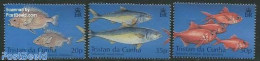 Tristan Da Cunha 2002 Fish Industry 3v, Mint NH, Nature - Fish - Fishes