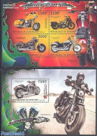 Burundi 2012 Motorcycles 2 S/s, Mint NH, Transport - Motorcycles - Motorbikes