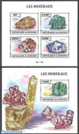 Burundi 2013 Minerals 2 S/s, Imperforated, Mint NH, History - Geology - Sonstige & Ohne Zuordnung