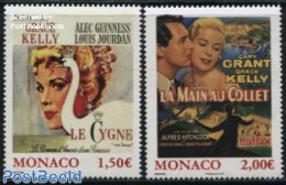 Monaco 2015 Film Posters With Grace Kelly 2v, Mint NH, Performance Art - Movie Stars - Art - Poster Art - Unused Stamps