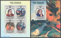 Burundi 2013 Paul Gaugin 2 S/s,, Mint NH, Art - Modern Art (1850-present) - Paintings - Paul Gauguin - Self Portraits - Autres & Non Classés