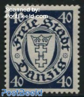 Germany, Danzig 1935 40pf, Stamp Out Of Set, Mint NH - Other & Unclassified