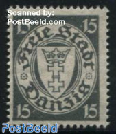 Germany, Danzig 1924 15pf, Stamp Out Of Set, Mint NH, History - Coat Of Arms - Andere & Zonder Classificatie