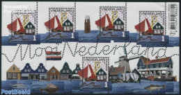 Netherlands 2016 Beautiful Netherlands, Volendam S/s, Mint NH, Nature - Transport - Various - Fish - Fishing - Ships A.. - Ungebraucht