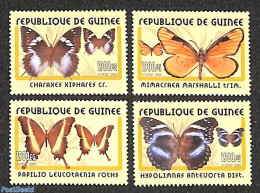 Guinea, Republic 2001 Butterflies 4v , Mint NH, Nature - Butterflies - Andere & Zonder Classificatie