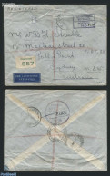 Dutch New Guinea 1945 Letter From Merauke To Sydney, Postage Paid 45c, Registered Airmail, Postal History - Autres & Non Classés
