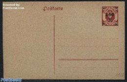 Germany, Danzig 1922 Potcard 1.50M On 80pf, Unused Postal Stationary - Other & Unclassified