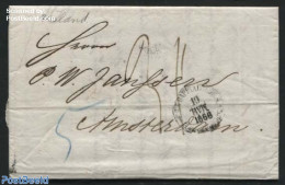 Russia 1866 Letter To Amsterdam, Postal History - Other & Unclassified