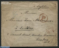 Russia 1859 Letter From St. Petersburg To London, Postal History - Otros & Sin Clasificación