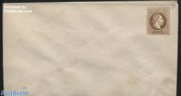 Austria 1870 Envelope, Levant, 15sld, Flap Type III, Unused Postal Stationary - Storia Postale