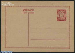 Germany, Danzig 1925 Postcard 20pf, Red 148x105mm, Unused Postal Stationary - Otros & Sin Clasificación