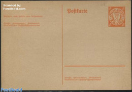 Germany, Danzig 1936 Postcard 5pf Orange, Unused Postal Stationary - Otros & Sin Clasificación