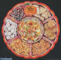 Malaysia 2017 Chinese Festival Food S/s, Mint NH, Health - Various - Food & Drink - Folklore - Round-shaped Stamps - Levensmiddelen