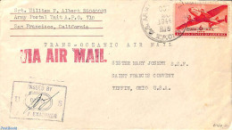 Dutch New Guinea 1944 Censored Airmail Letter From Biak (710) To Ohio, Postal History - Otros & Sin Clasificación