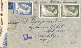 Suriname, Colony 1940 Censored Letter From Paramaribo To New York, Postal History - Otros & Sin Clasificación