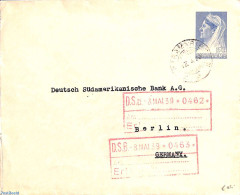 Suriname, Colony 1939 Envelope 15c, Sent To Germany, Used Postal Stationary, Various - Banking And Insurance - Autres & Non Classés
