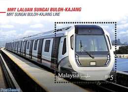 Malaysia 2017 MRT Laluan Sungai Buich Kajang S/s, Mint NH, Transport - Railways - Treni