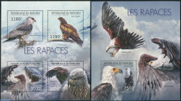 Burundi 2012 Raptors 2 S/s, Mint NH, Nature - Birds - Birds Of Prey - Autres & Non Classés