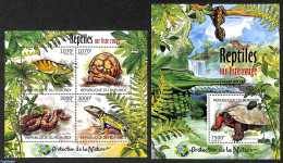 Burundi 2012 Endangered Reptiles 2 S/s, Mint NH, Nature - Reptiles - Snakes - Turtles - Otros & Sin Clasificación