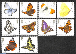 Great Britain 2013 Butterflies 10v, Mint NH, Nature - Butterflies - Unused Stamps