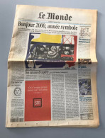 Journal Le Monde Du Samedi 1er Janvier 2000 - 1950 à Nos Jours