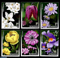 Romania 2019 Flowers 6v, Mint NH, Nature - Flowers & Plants - Nuovi