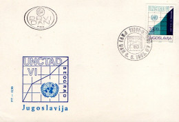 YOUGOSLAVIOE FDC 1983 CONGRES UNCTAD BEOGRAD - Covers & Documents