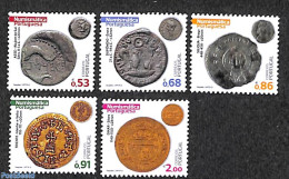 Portugal 2020 Old Coins 5v, Mint NH, Various - Money On Stamps - Ongebruikt