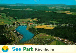 72795669 Kirchheim Hessen See Park Fliegeraufnahme Kirchheim - Autres & Non Classés
