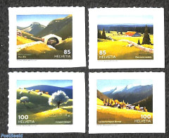 Switzerland 2021 Parks 4v S-a, Mint NH, Nature - National Parks - Nuovi