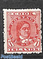 Cook Islands 1909 1c, Perf. 14:14.5, Stamp Out Of Set, Unused (hinged) - Other & Unclassified