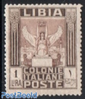 Italian Lybia 1921 1L, Stamp Out Of Set, Unused (hinged) - Libië